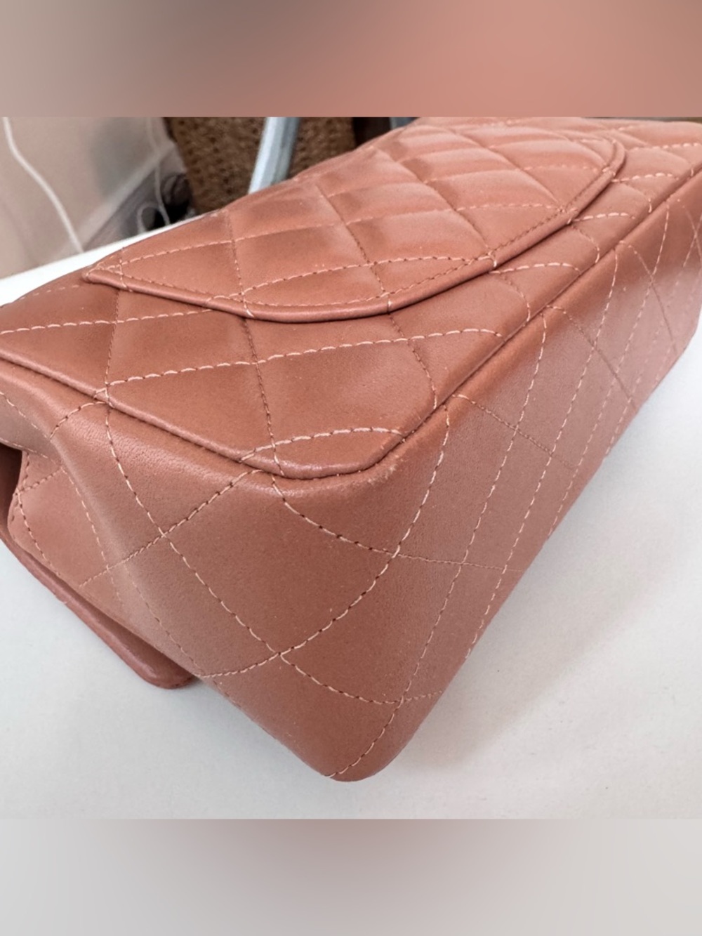 Chanel Classic Flap Mini Rectangular Caramel - Picture 9 of 16